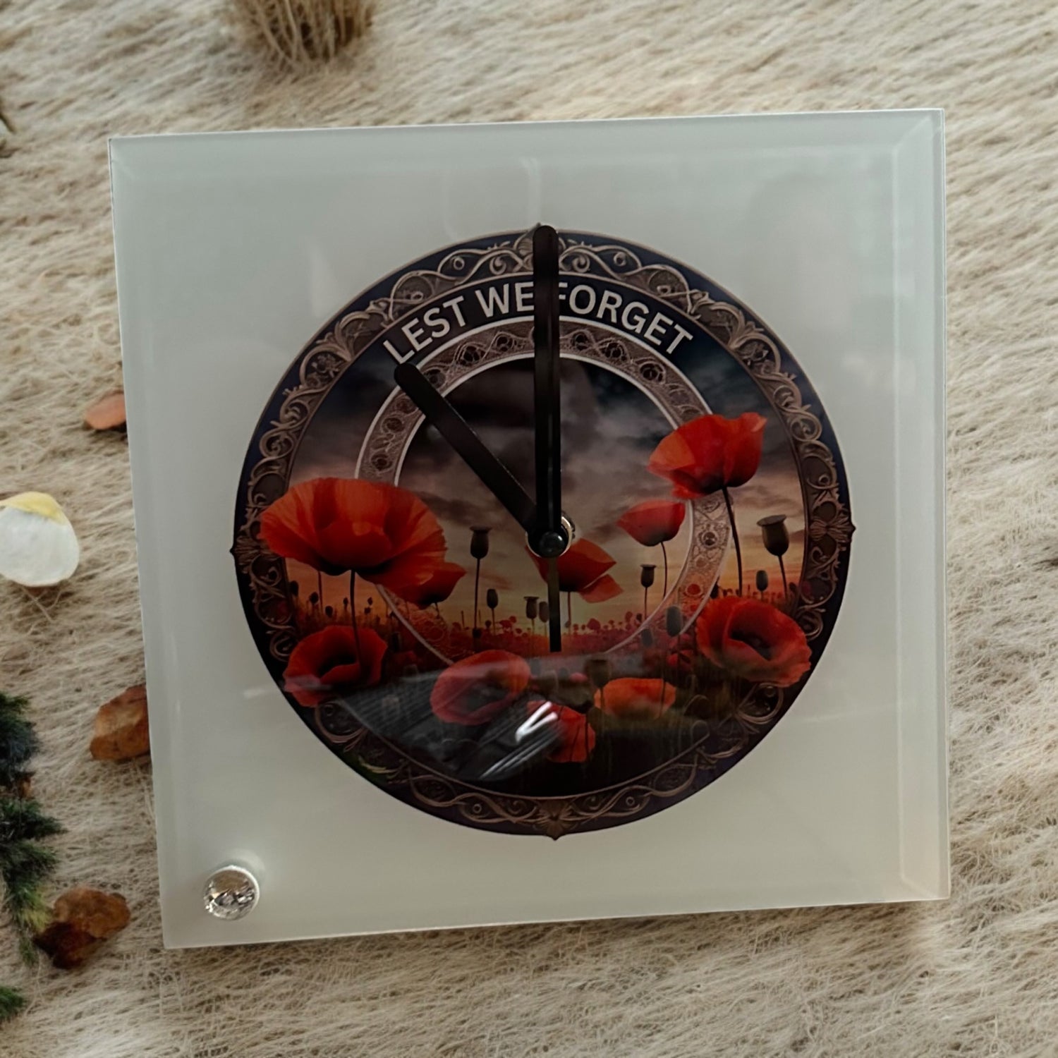 Glass Clock